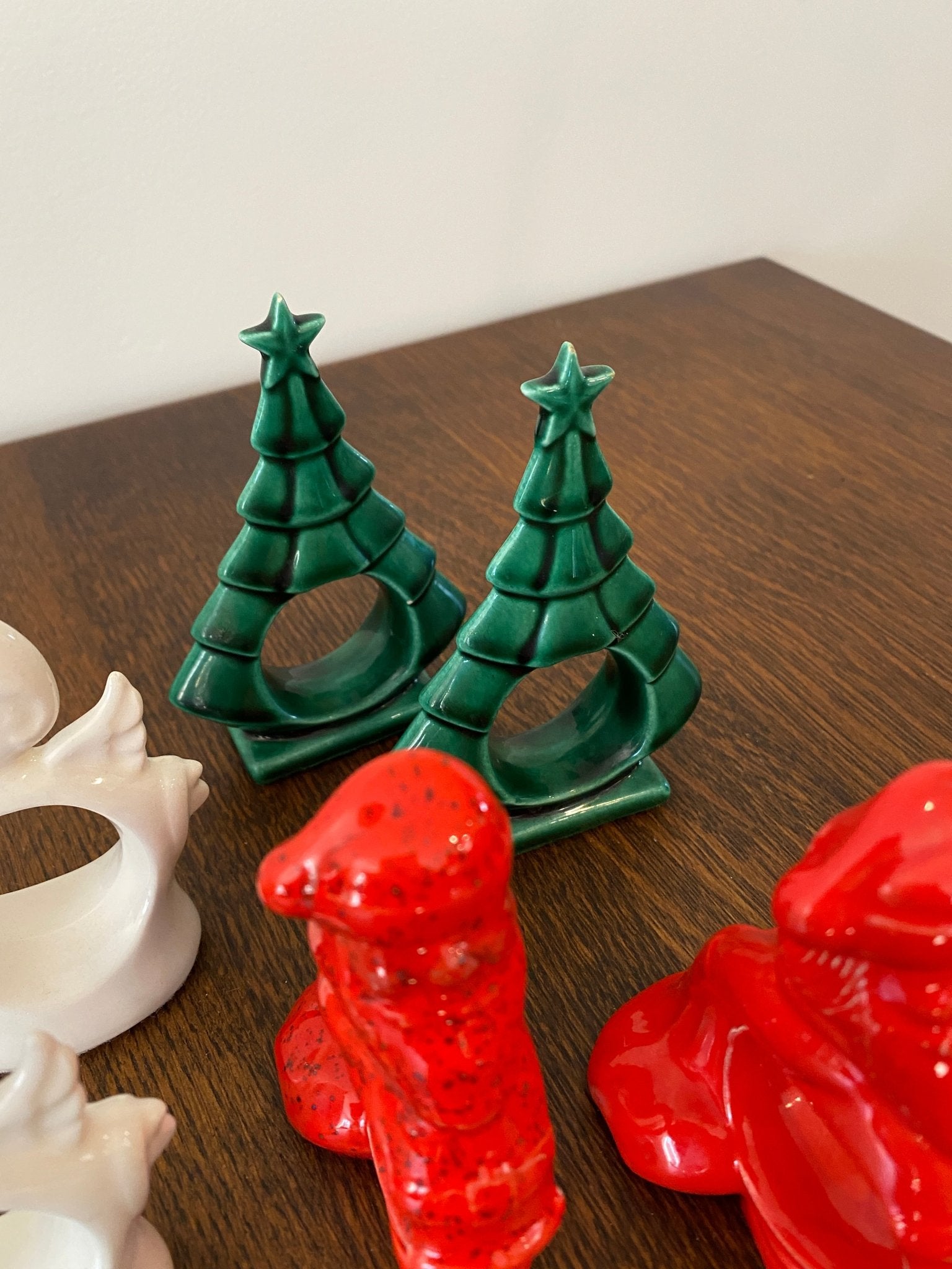 Christmas Napkin Rings | Standing Rings | Tree | Angel | Santa - Perth Market