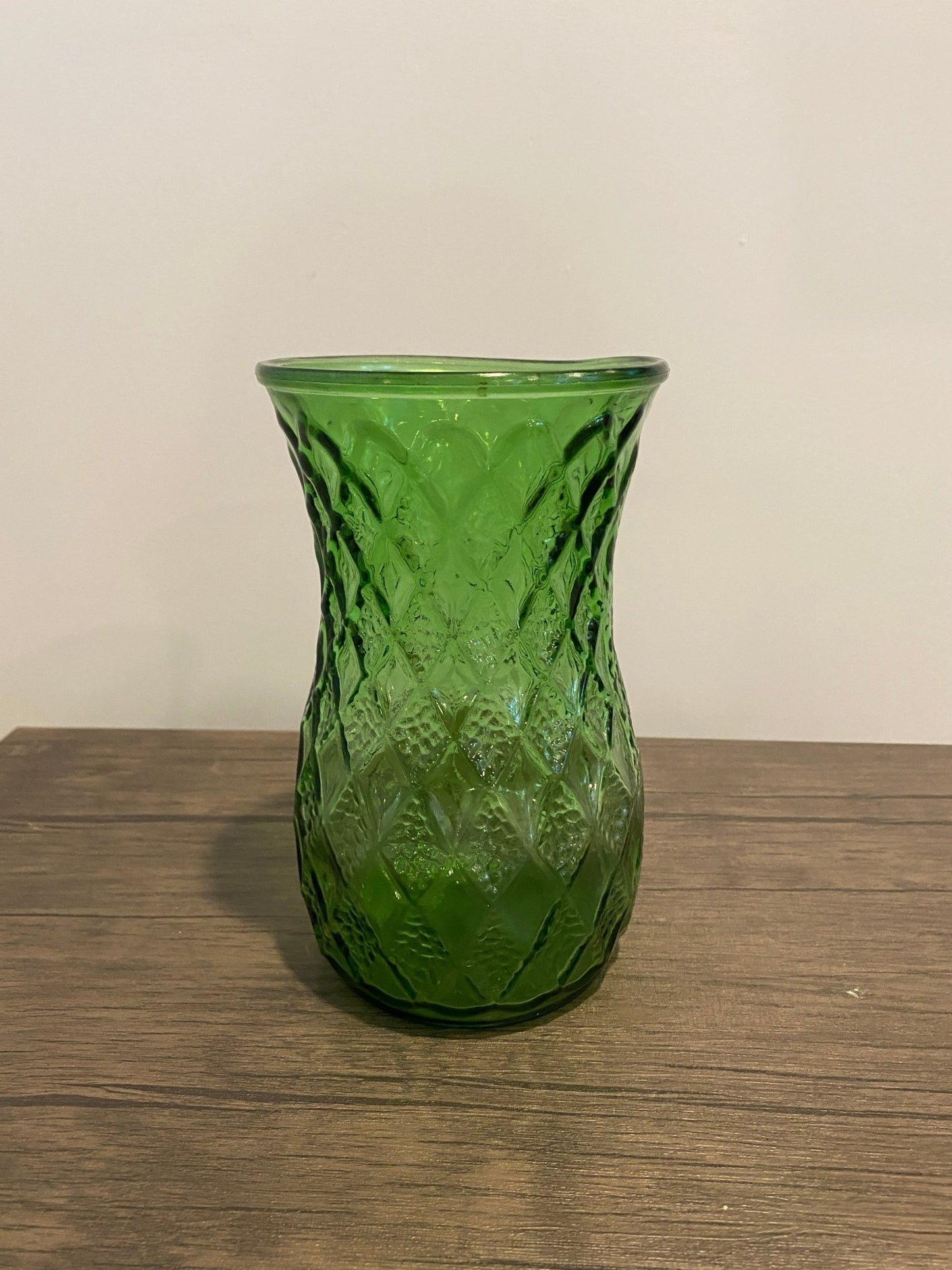 Diamond Quilted Green Vase - Perth Market