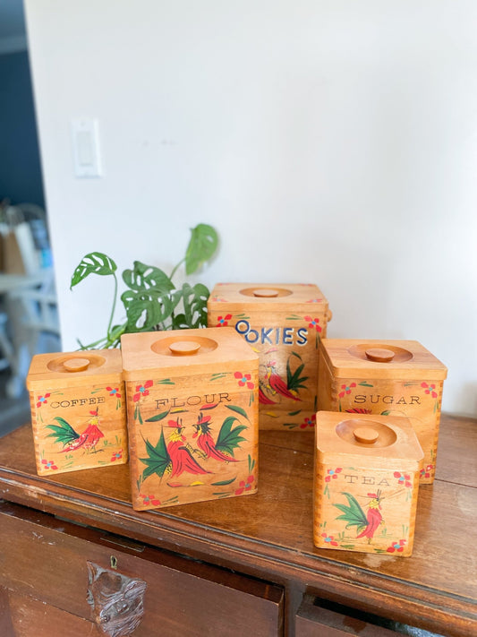 Farmhouse Flour, Sugar, Coffee, Tea & Cookies Canisters - Perth Market