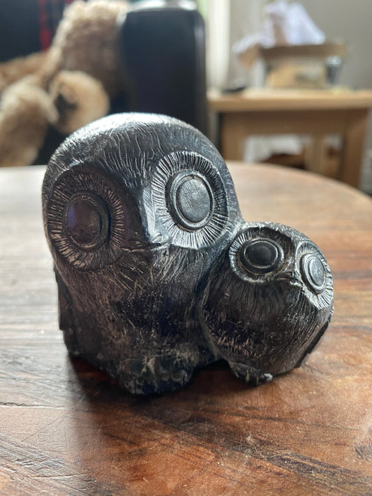 Faux Owl Soapstone Figurine inuit figurine - Perth Market