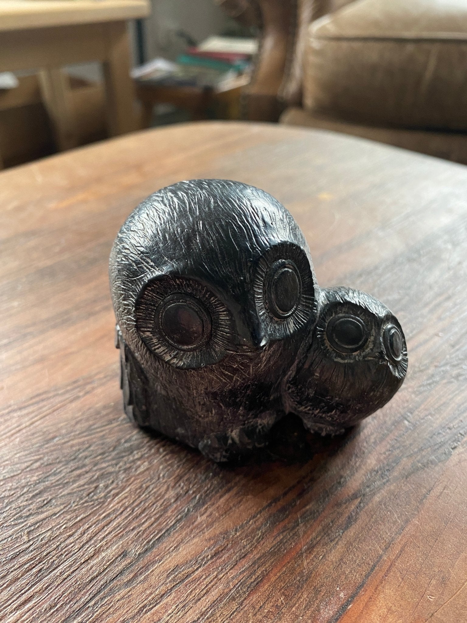 Faux Owl Soapstone Figurine inuit figurine - Perth Market