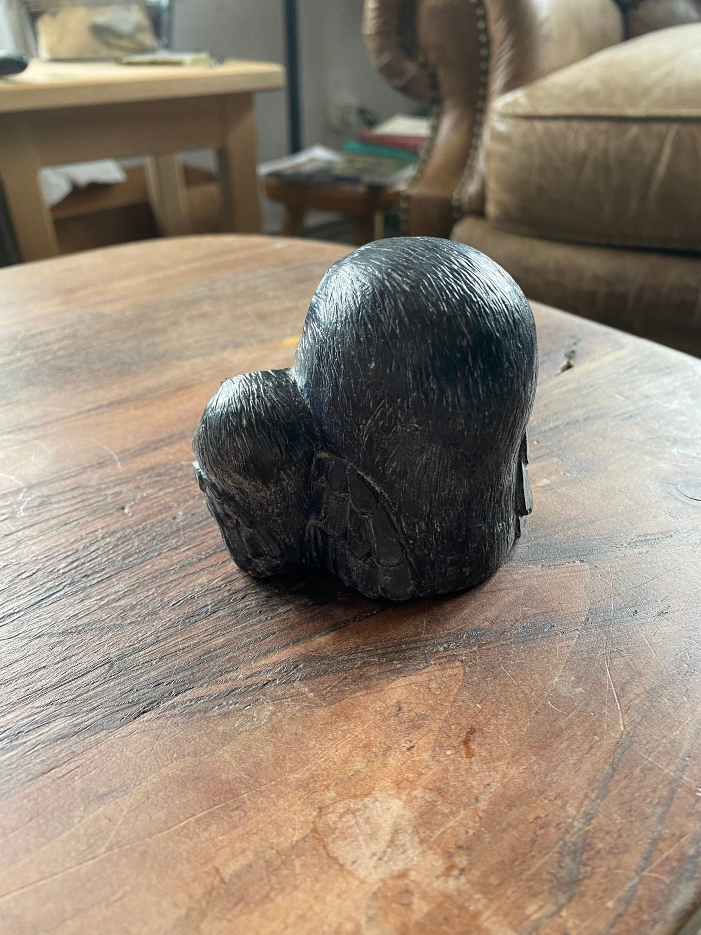 Faux Owl Soapstone Figurine inuit figurine - Perth Market