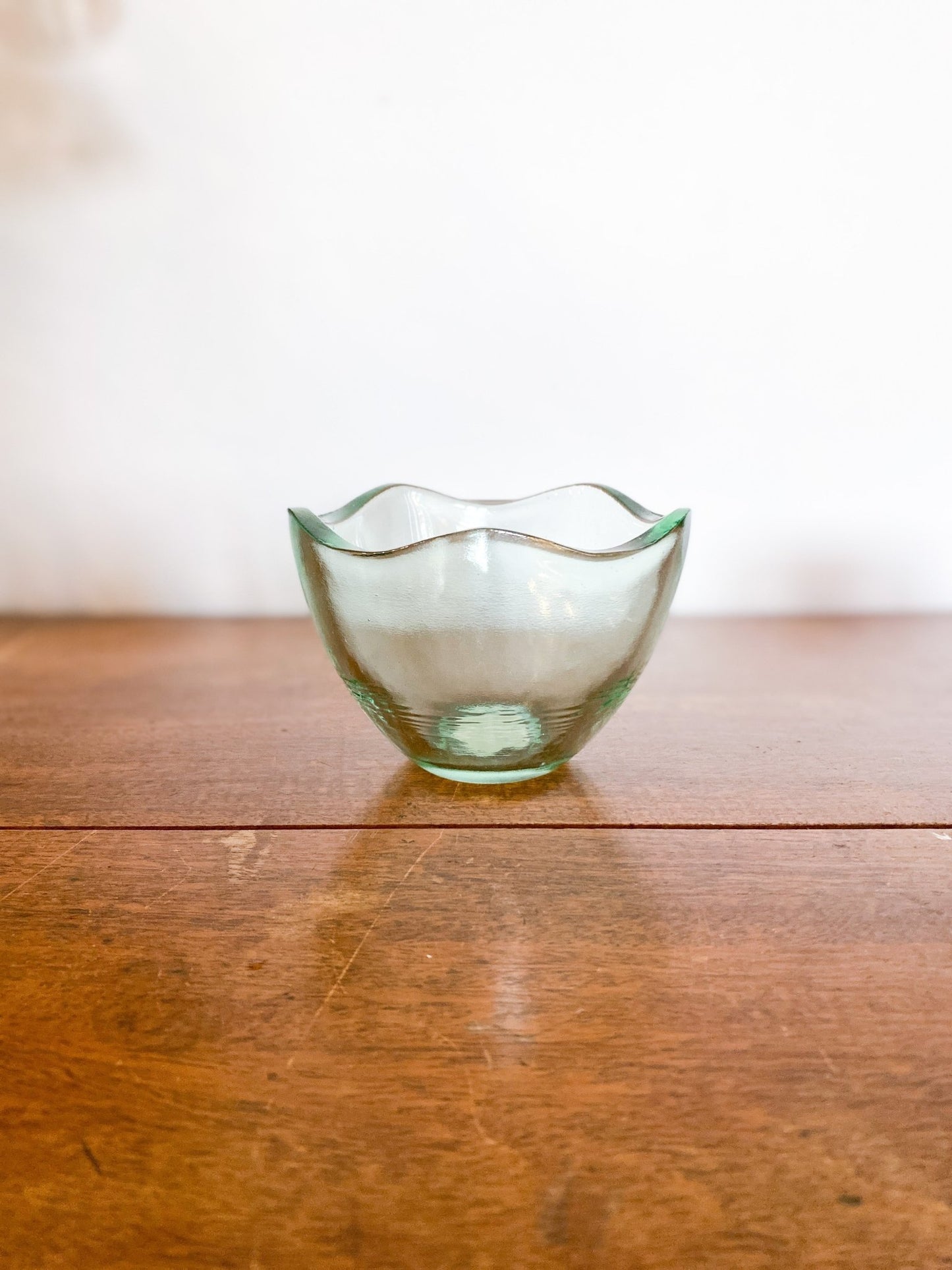 Green Glass Candle Votive Holder - Perth Market