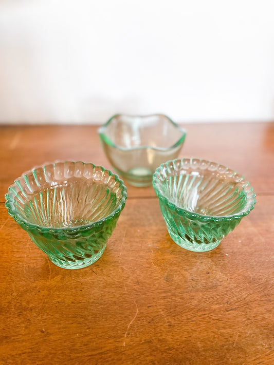 Green Glass Candle Votive Holder - Perth Market