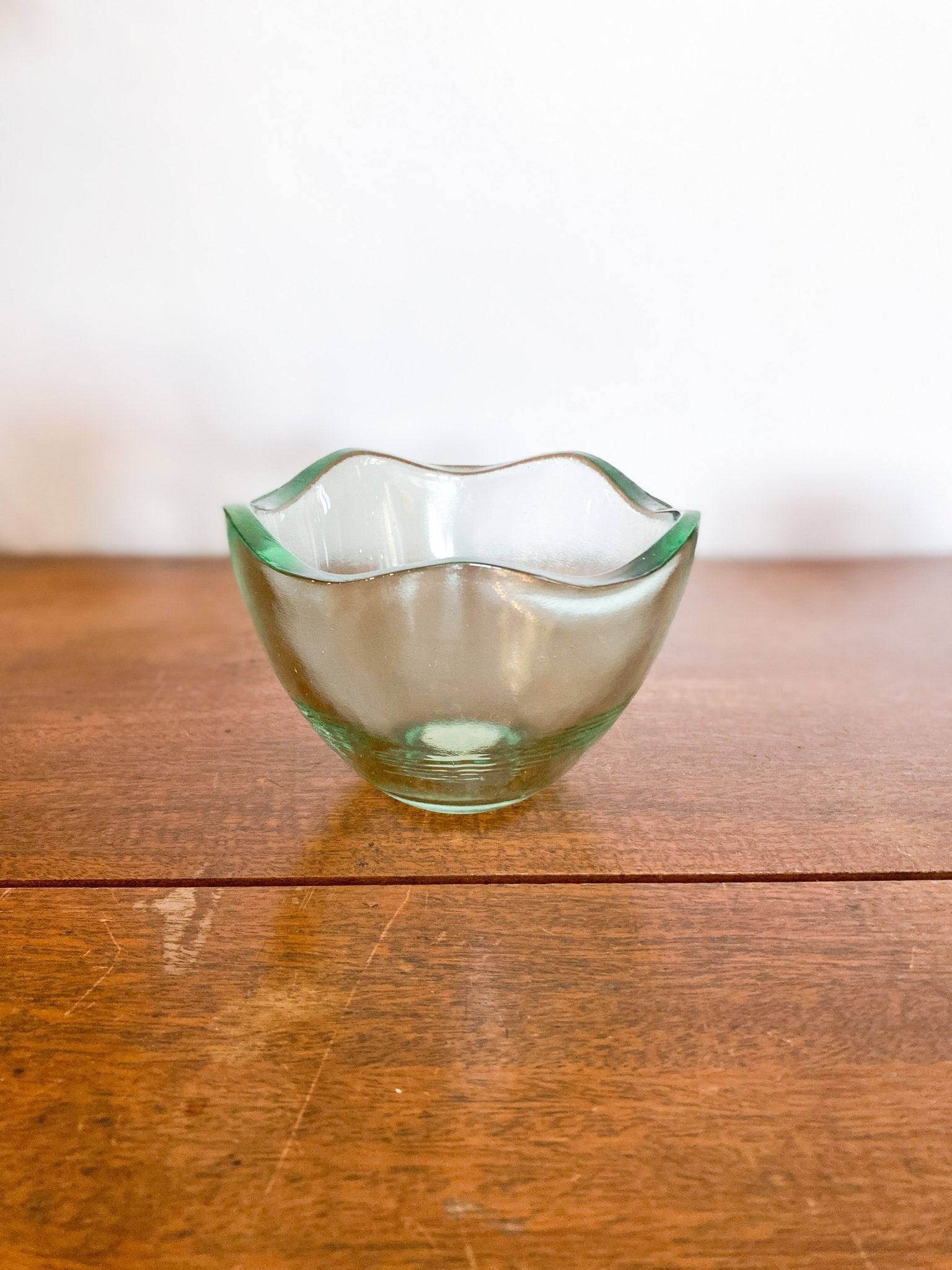 Green Glass Candle Votive Holder - Perth Market