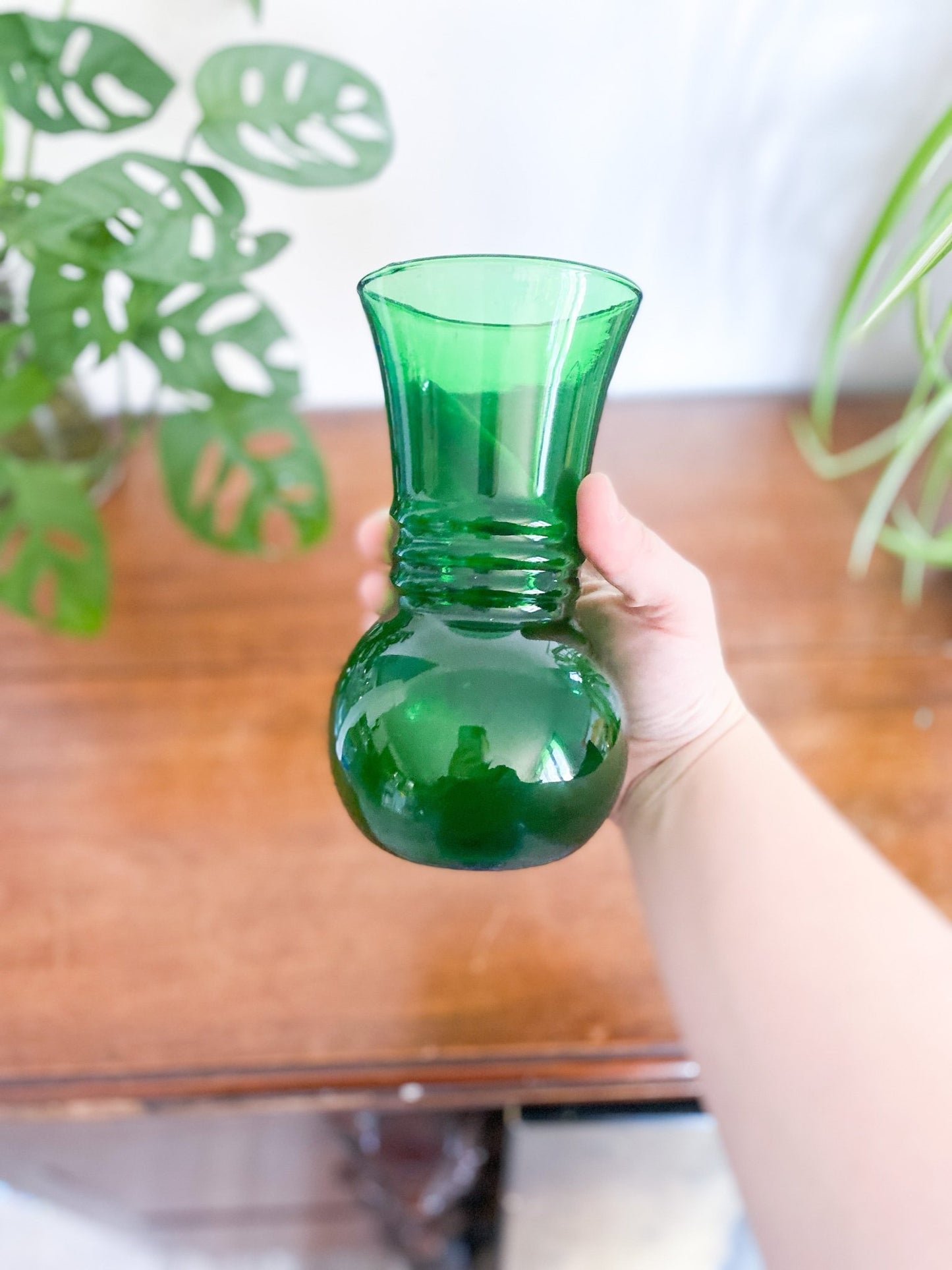 Green Glass Vase - Perth Market