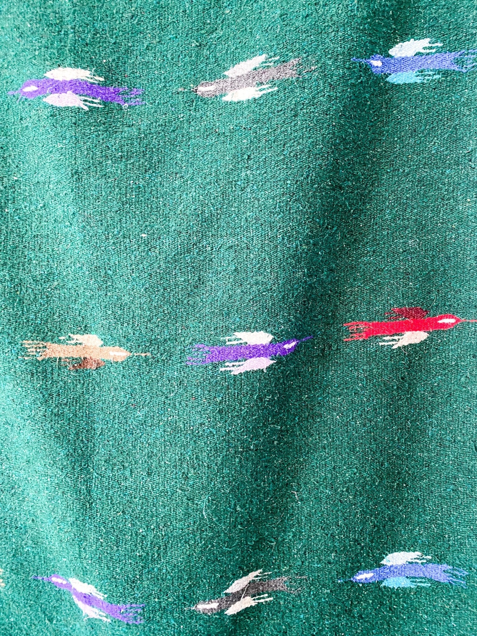 Green Thunder Bird Cottage Blanket - Perth Market