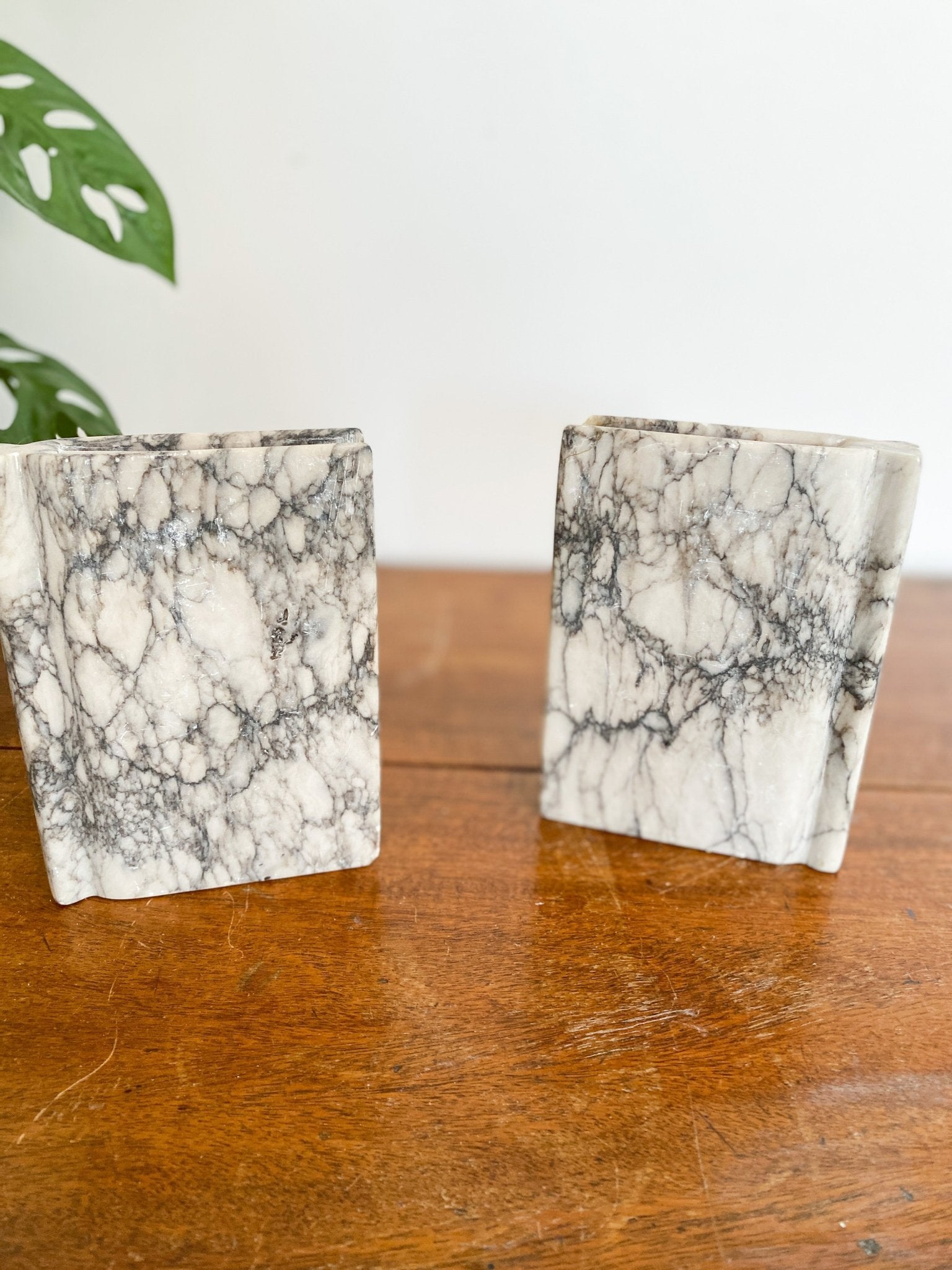 Grey Marble Bookends - Perth Market