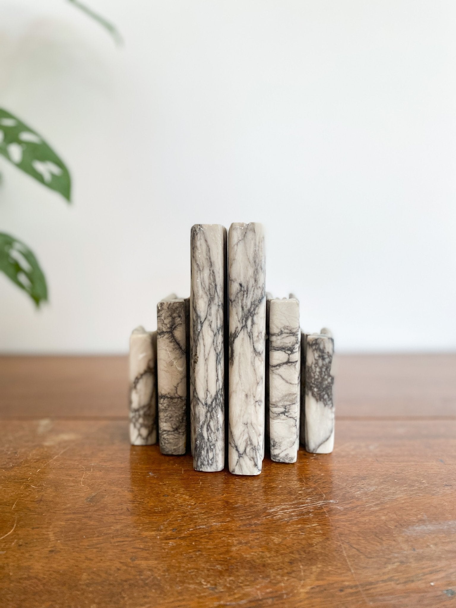 Grey Marble Bookends - Perth Market