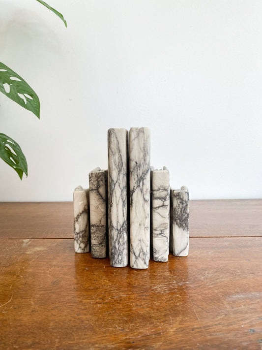 Grey Marble Bookends - Perth Market