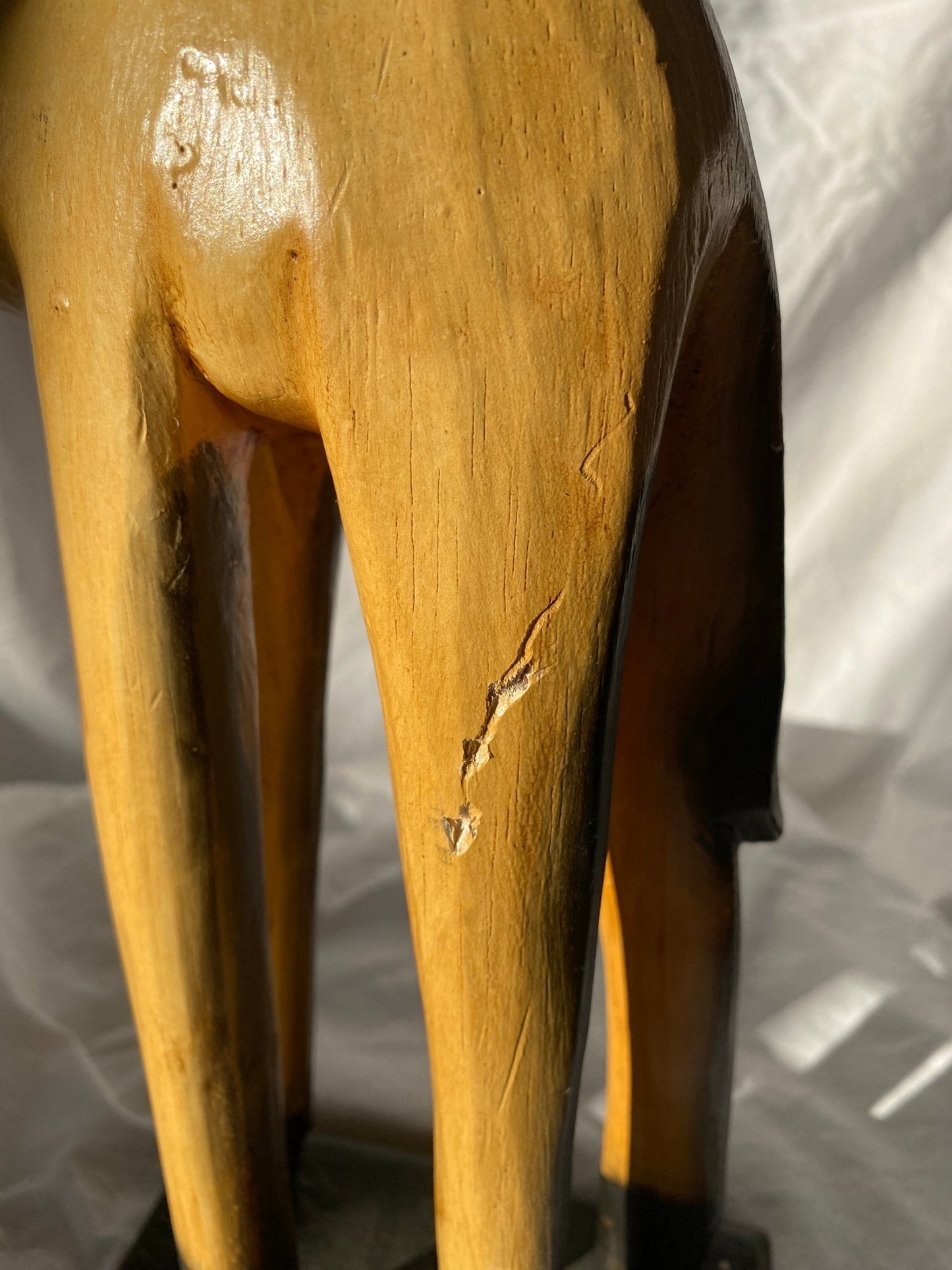 Hand Carved Wooden Camel - Perth Market