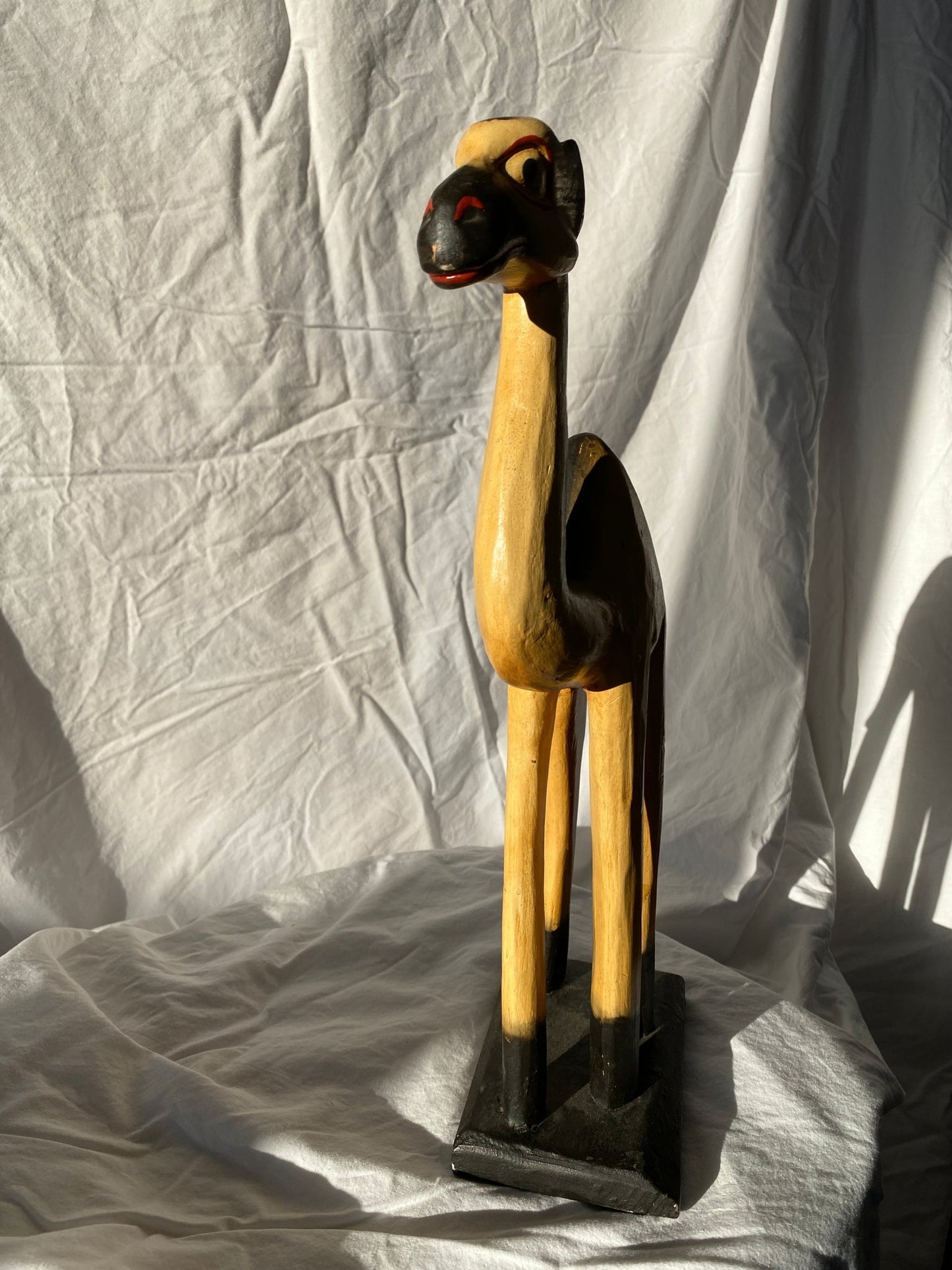 Hand Carved Wooden Camel - Perth Market