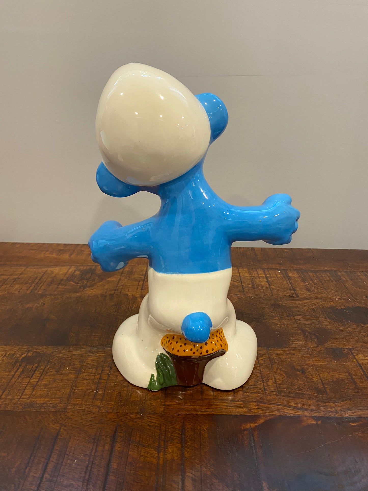 Vintage Ceramic Smurf Figurine