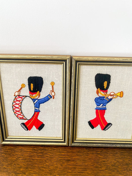 Marching Band Needlework Art [Set of 2] - Perth Market