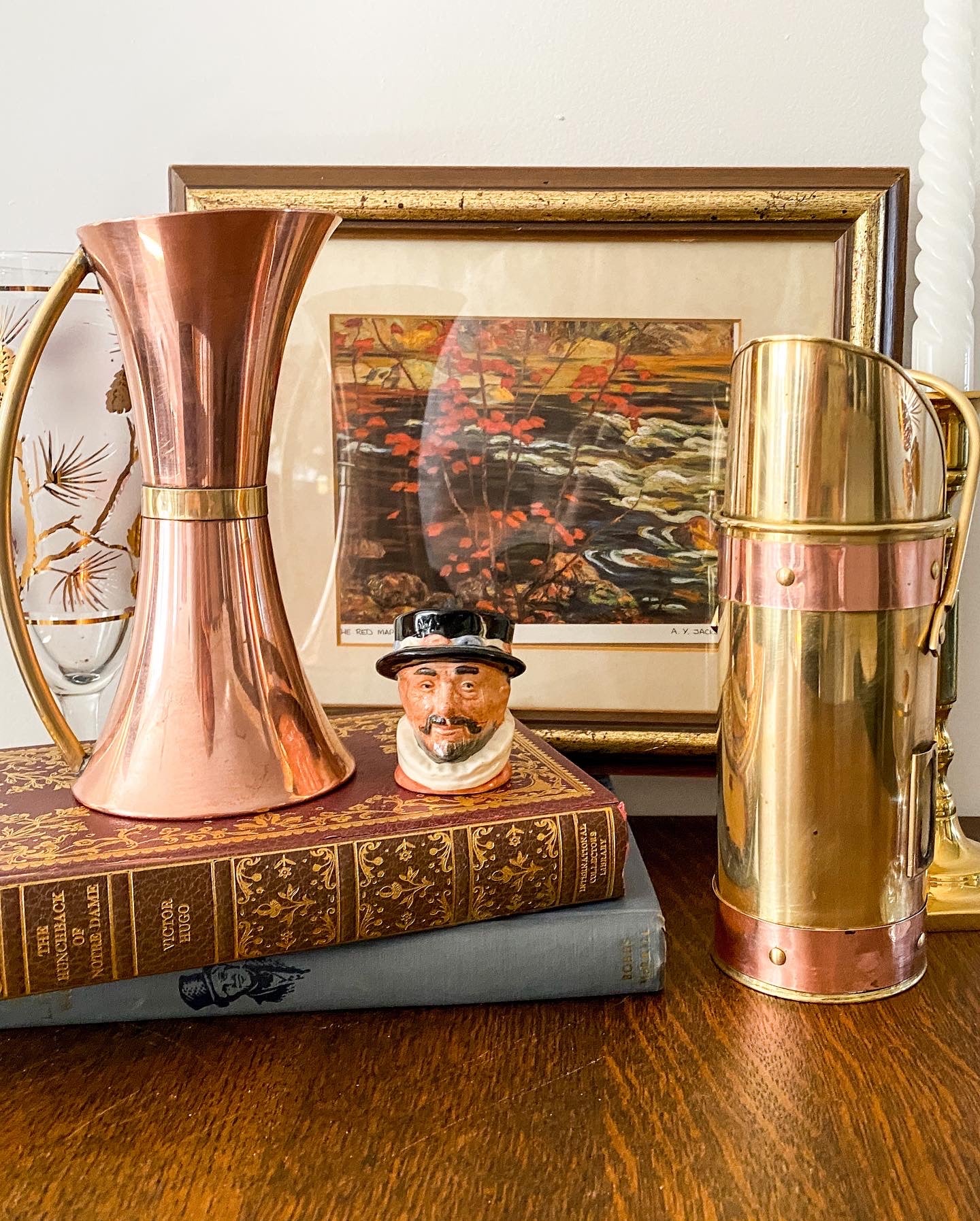 Medium Sized Copper & Brass Jug - Perth Market