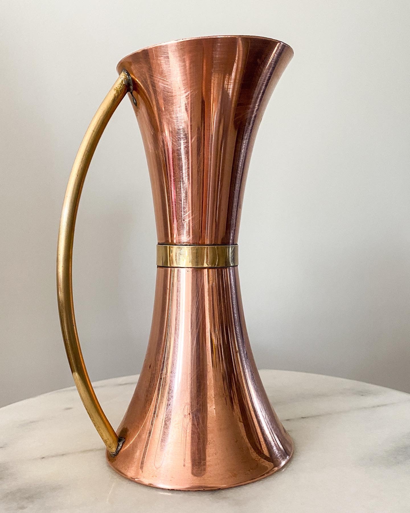 Medium Sized Copper & Brass Jug - Perth Market