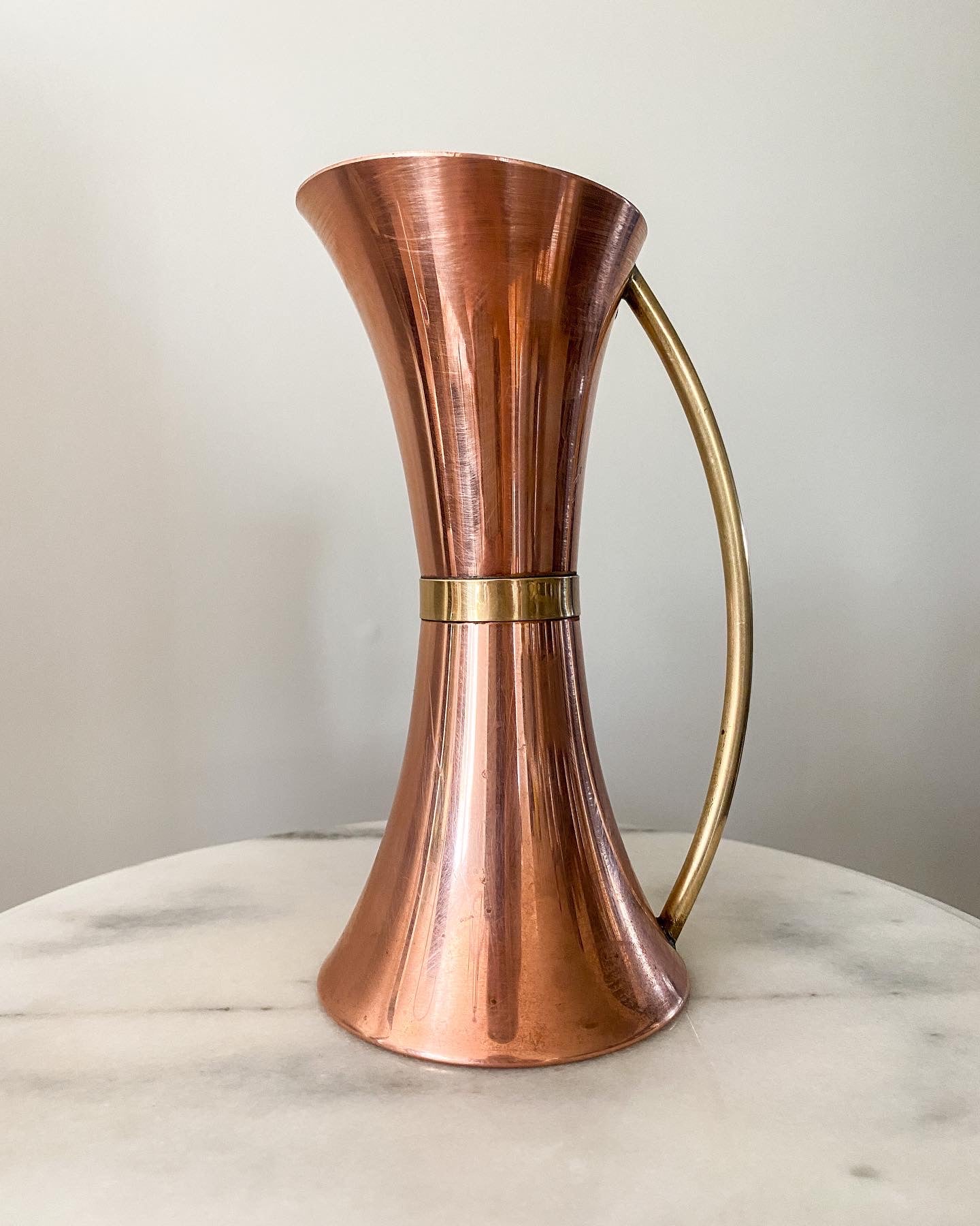 Medium Sized Copper & Brass Jug - Perth Market