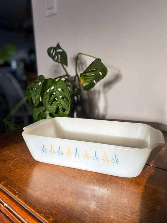 Milk Glass Bowl - MCM Stars - Perth Market