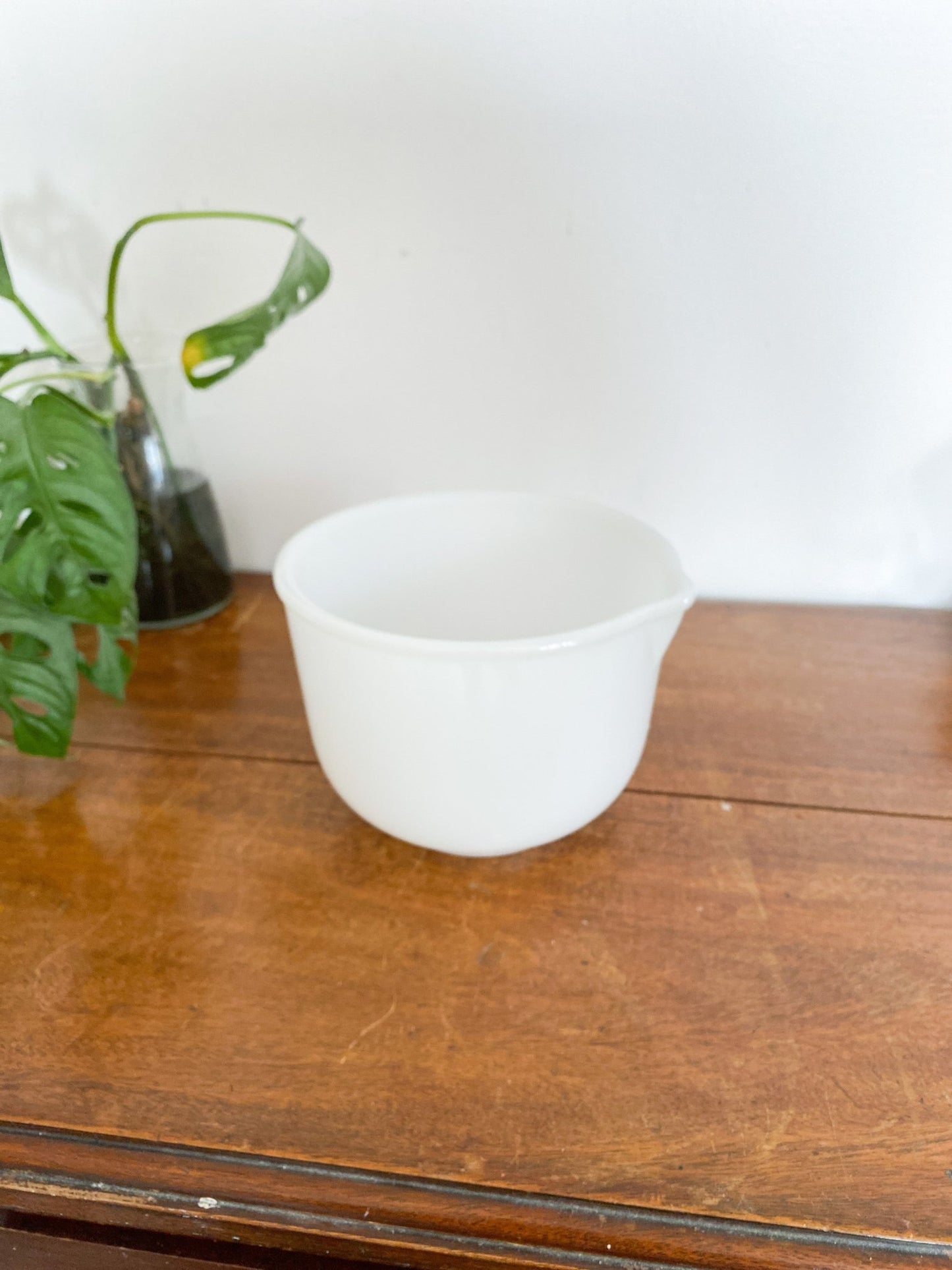 Milk Glass Bowl with Lip - Perth Market