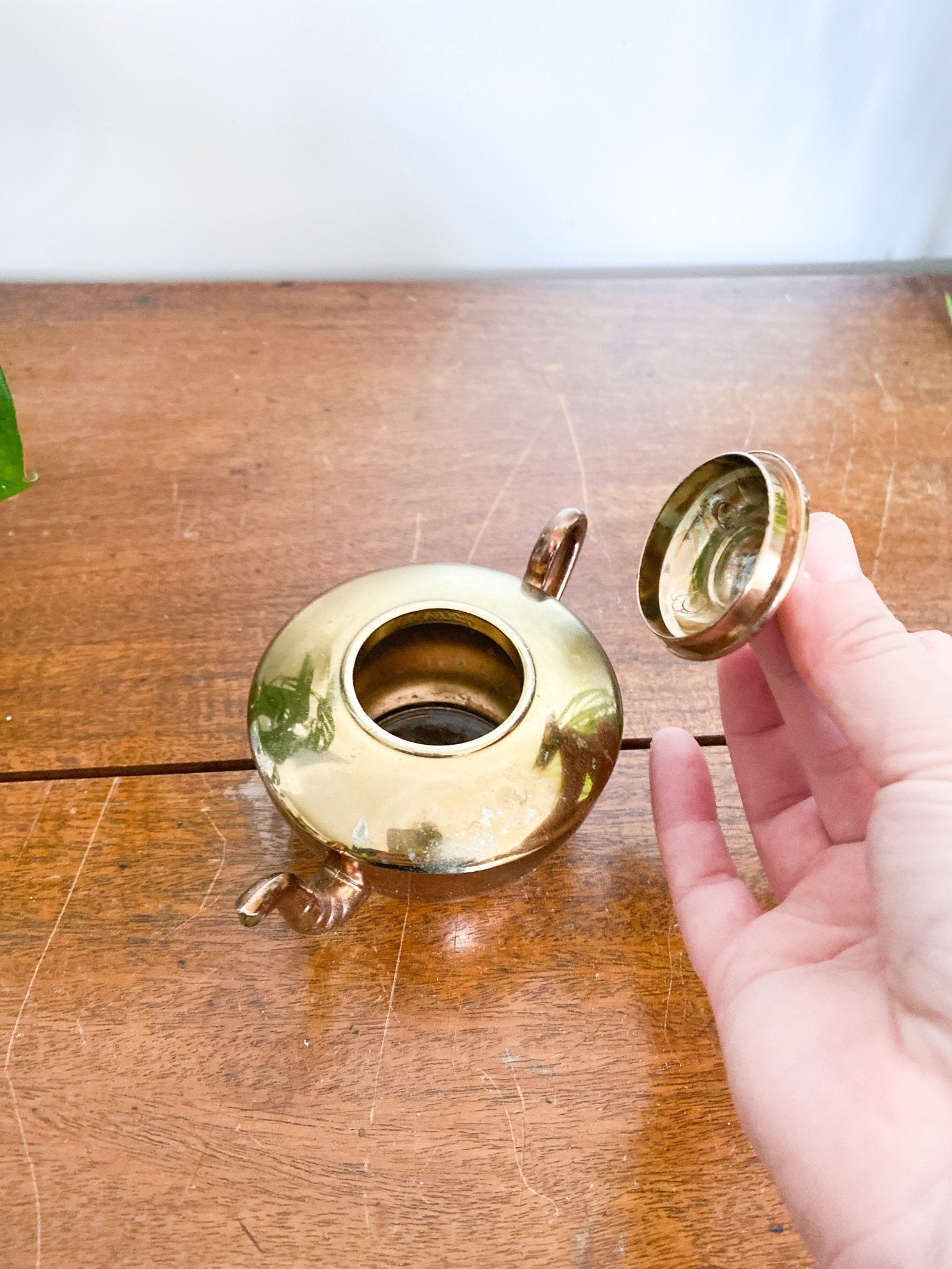 Mini Faux Brass Teapot - Perth Market