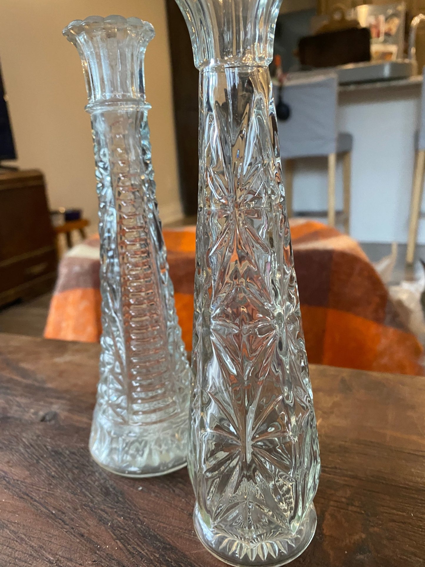 Pair of Crystal Candlesticks - Perth Market