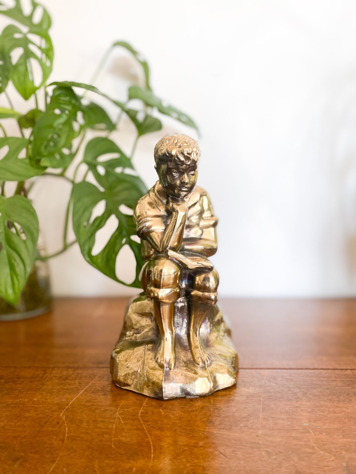 Pair of Faux Brass Bookends - Perth Market