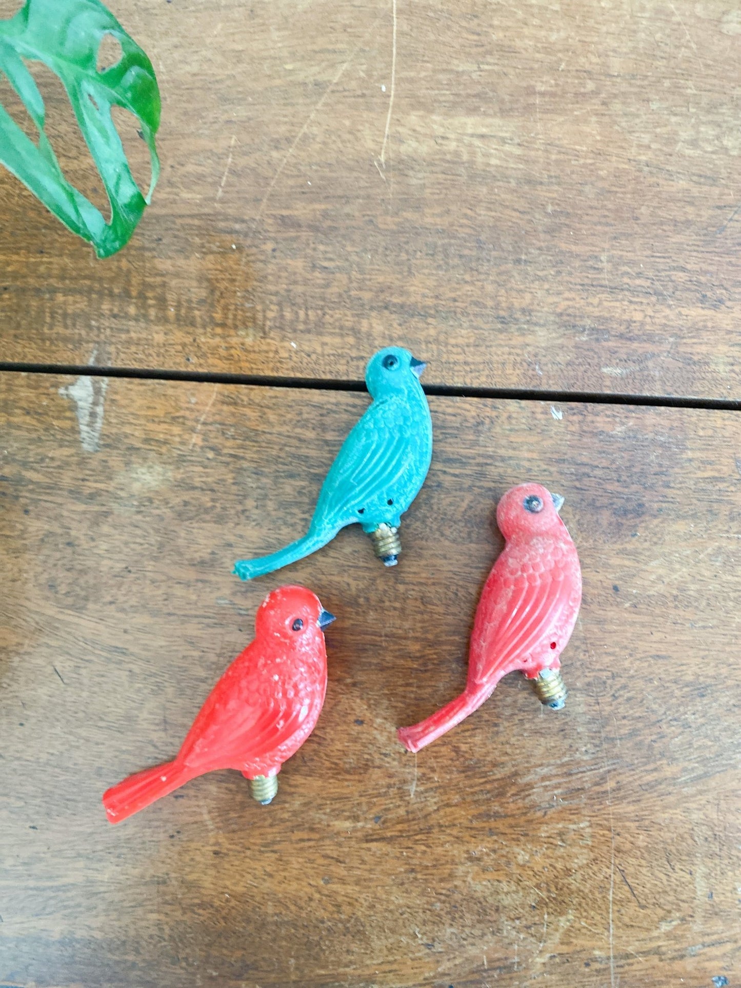 Plastic Vintage Bird Christmas Bulbs - Perth Market