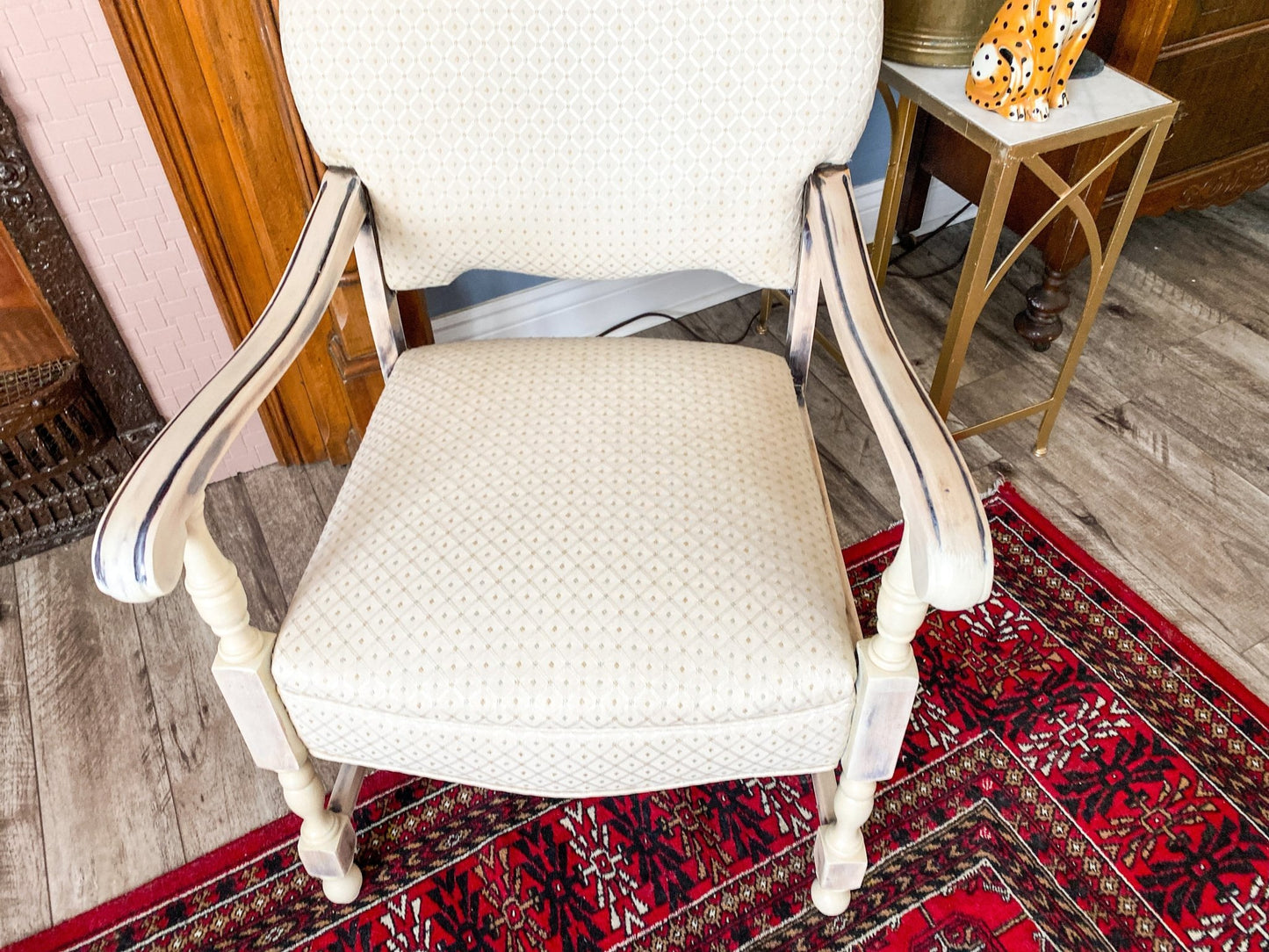 Queen Anne Shabby Chic Chair - Perth Market