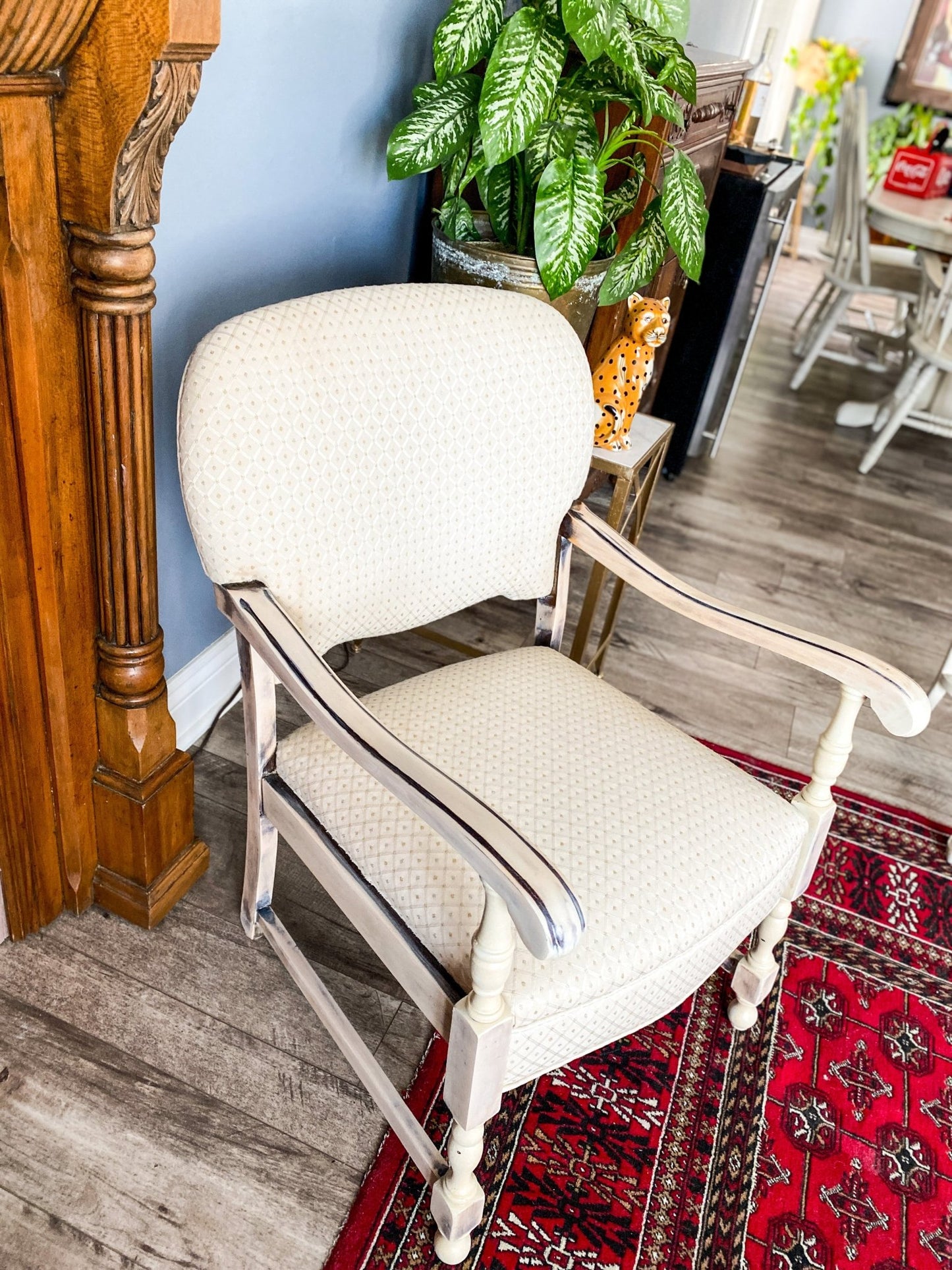 Queen Anne Shabby Chic Chair - Perth Market