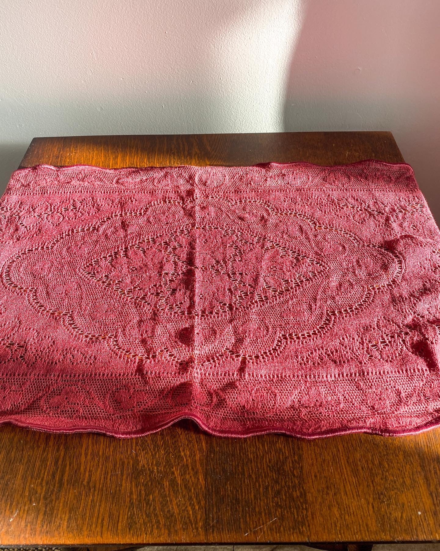 Red Lace Set of Napkins (2) - Perth Market