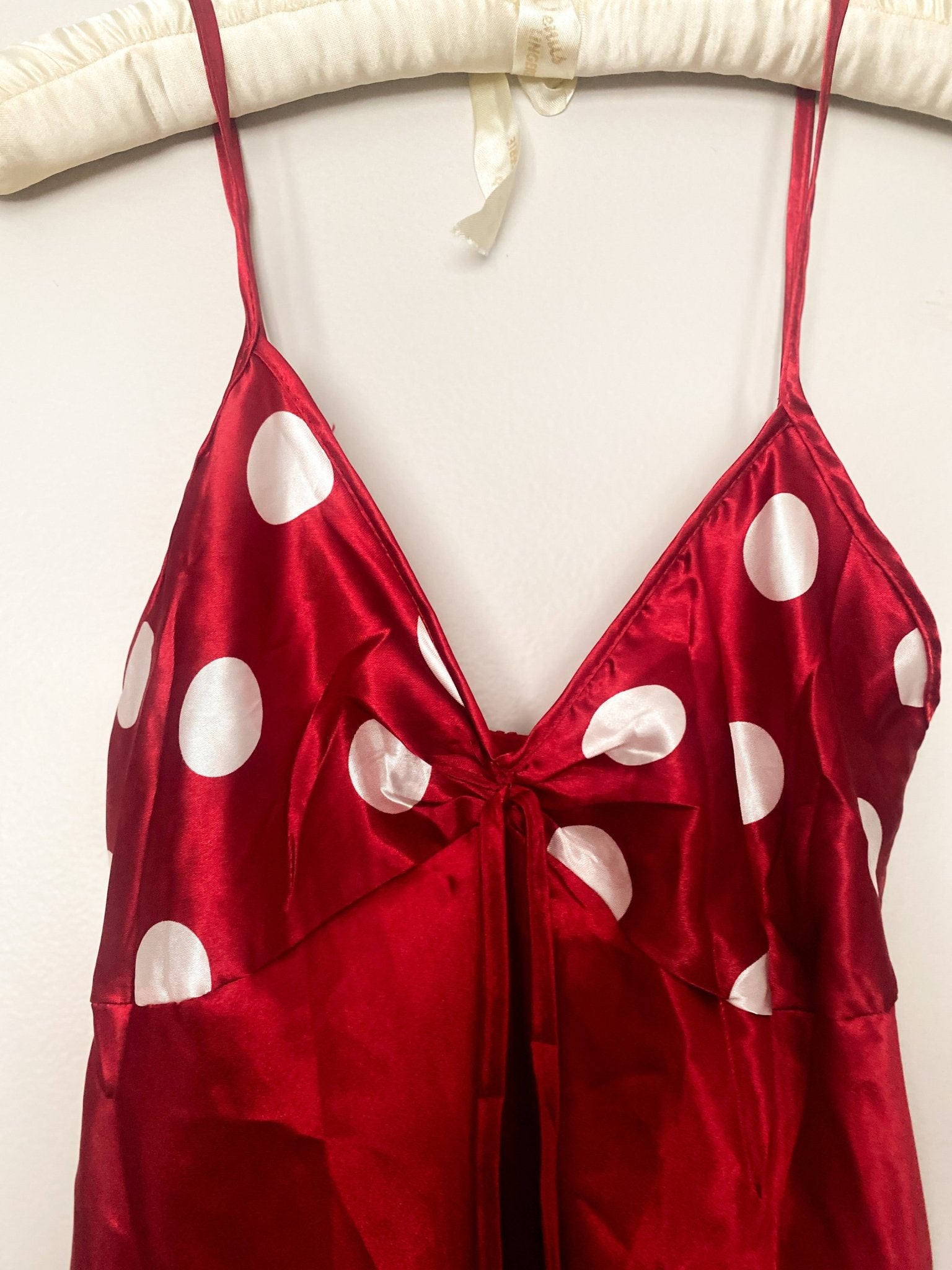 Red Polka Dot Slip & Robe - Perth Market