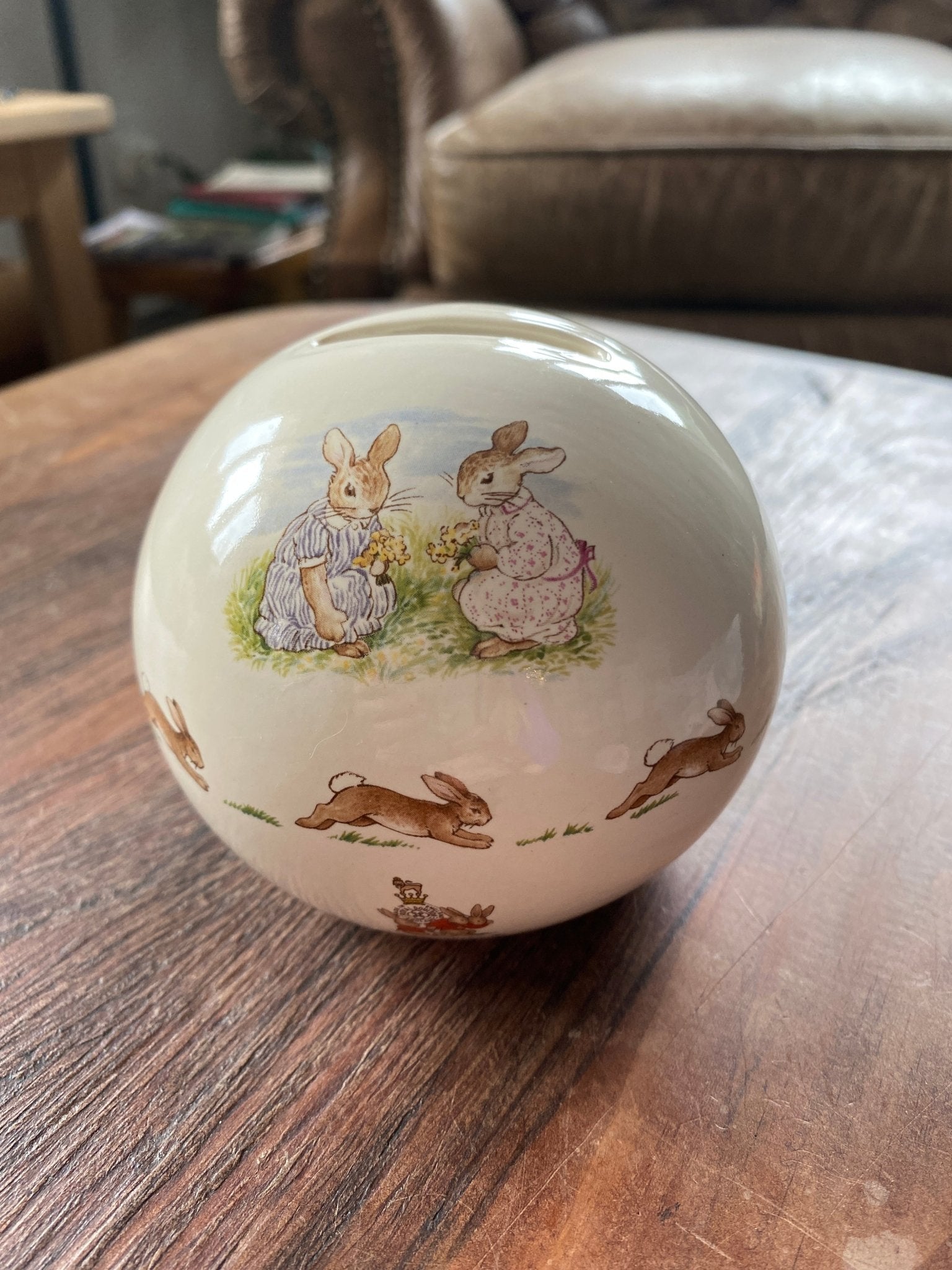 Royal Doulton Peter Rabbit Bunnykins Bank collectible ceramic rare child's gift - Perth Market