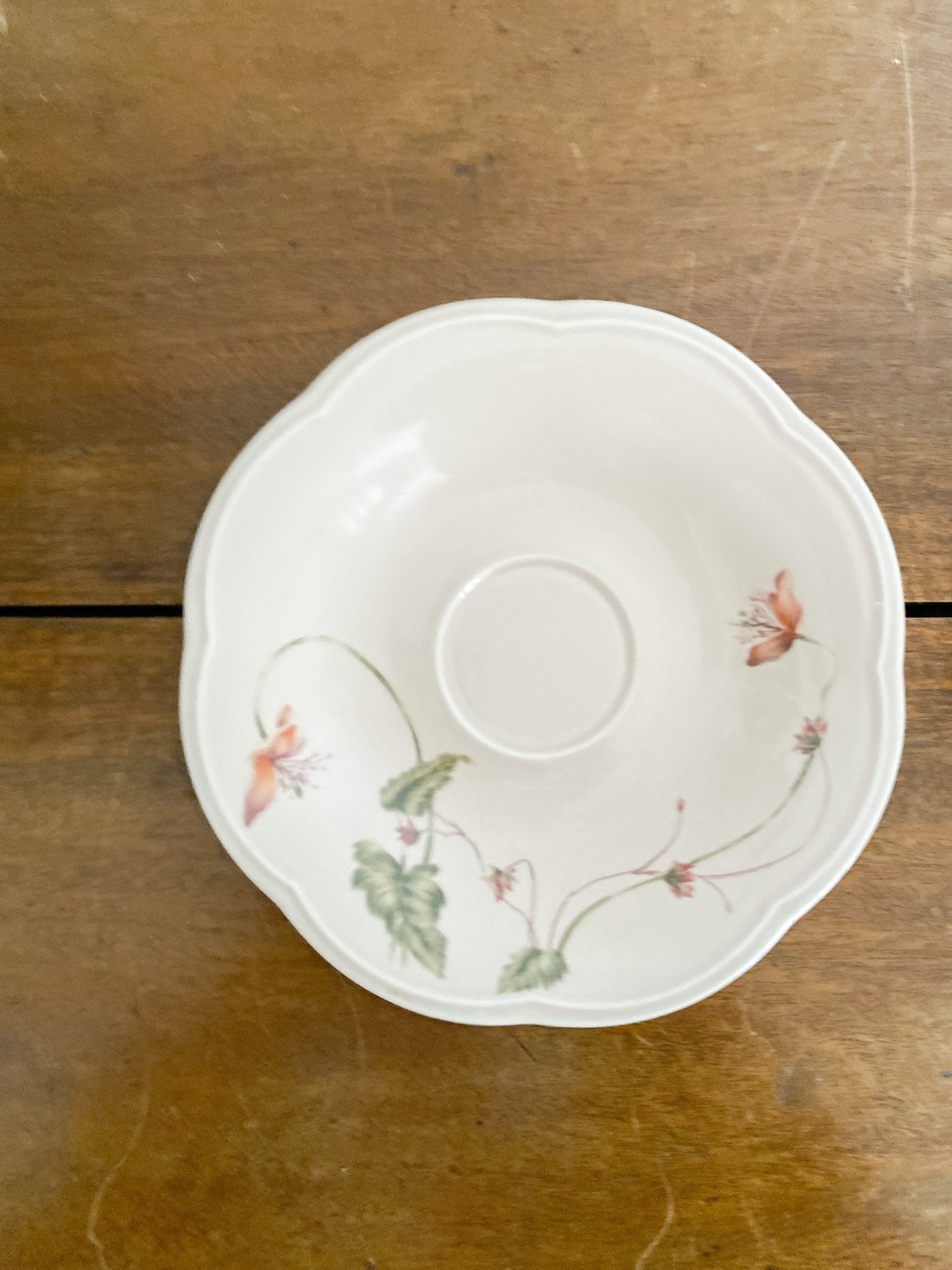 Set of Mikasa Tea Cup + Saucer, in pattern Rondo "Oriental Poppy" by Diane Love - Perth Market