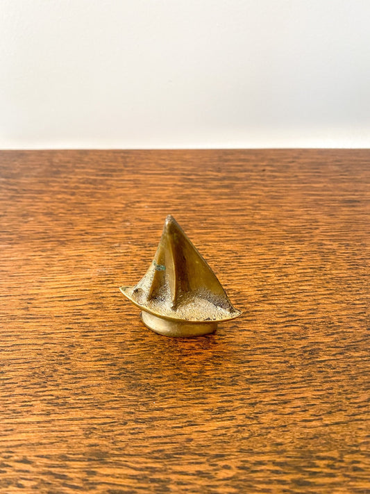 Small Brass Sail Boat - Perth Market