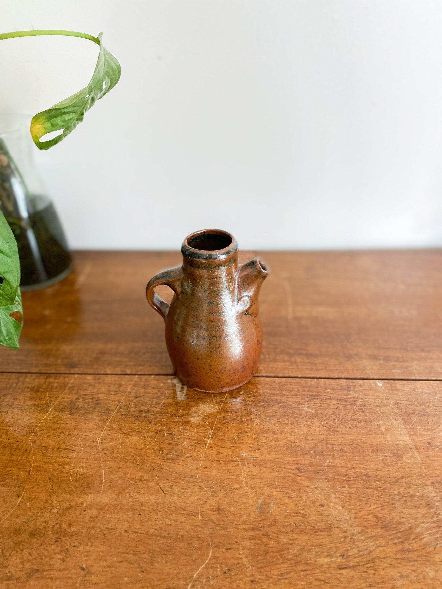 Small Brown Pitcher Vase - Perth Market