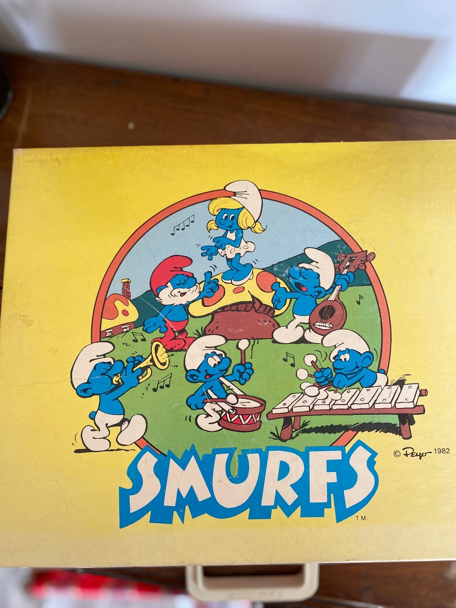 Smurf Record Player - 1982 - Perth Market