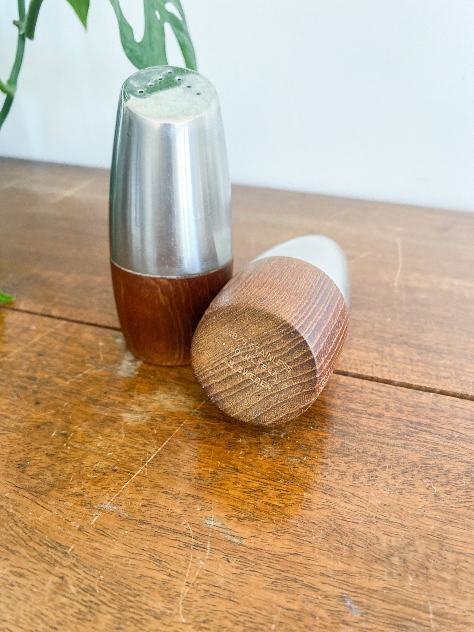 Swedish Teak Salt and Pepper Shakers - Perth Market