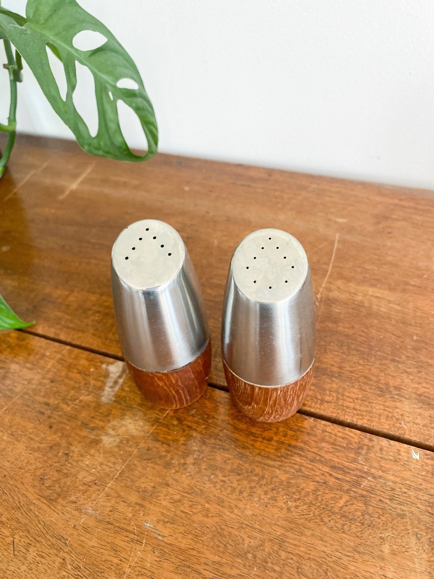 Swedish Teak Salt and Pepper Shakers - Perth Market