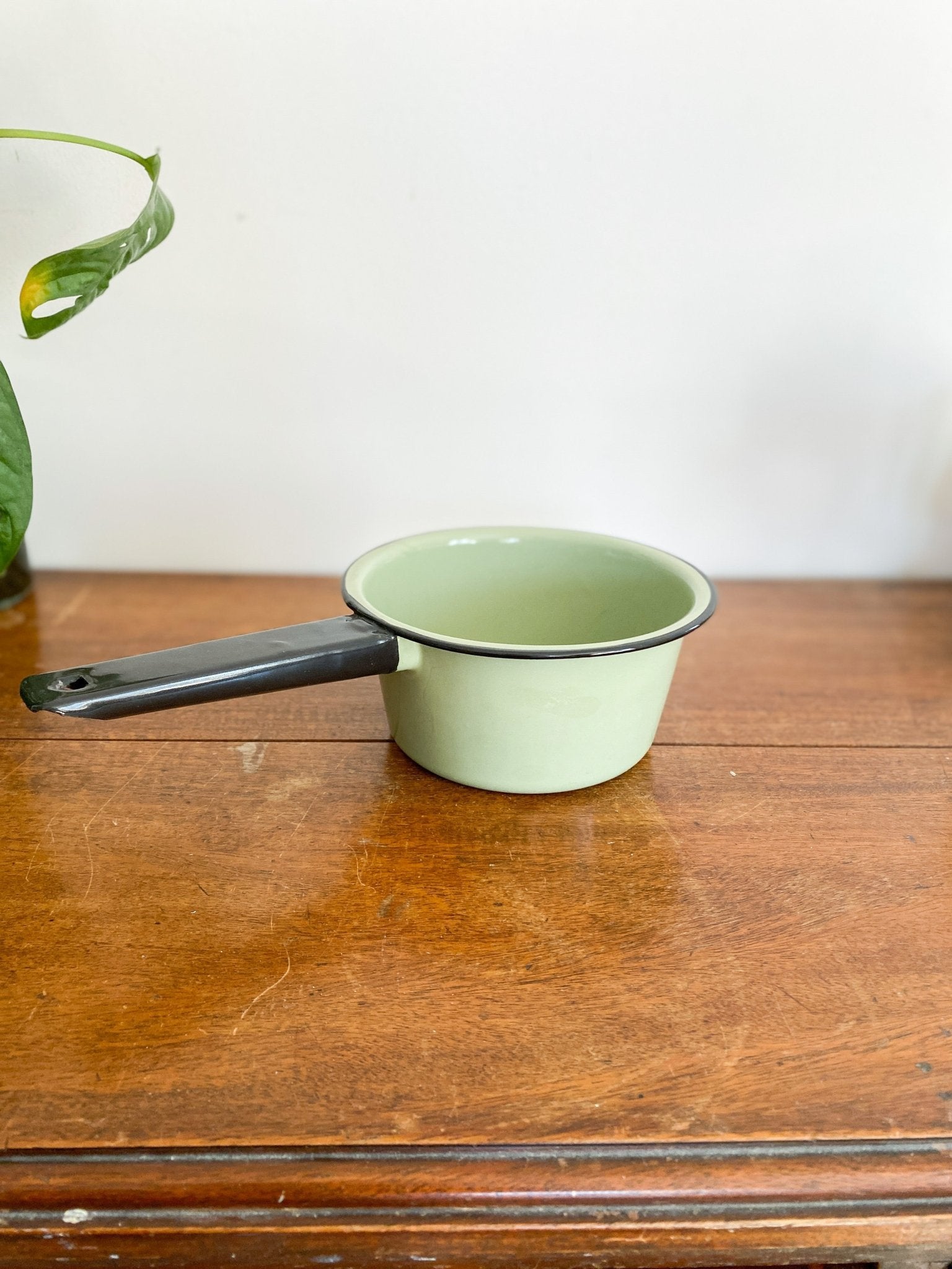 Teal Handled Enamel Cup - Perth Market