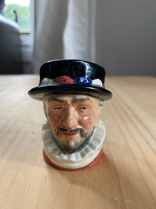 Tiny Royal Doulton Toby Jug, "Beefeater" - Perth Market