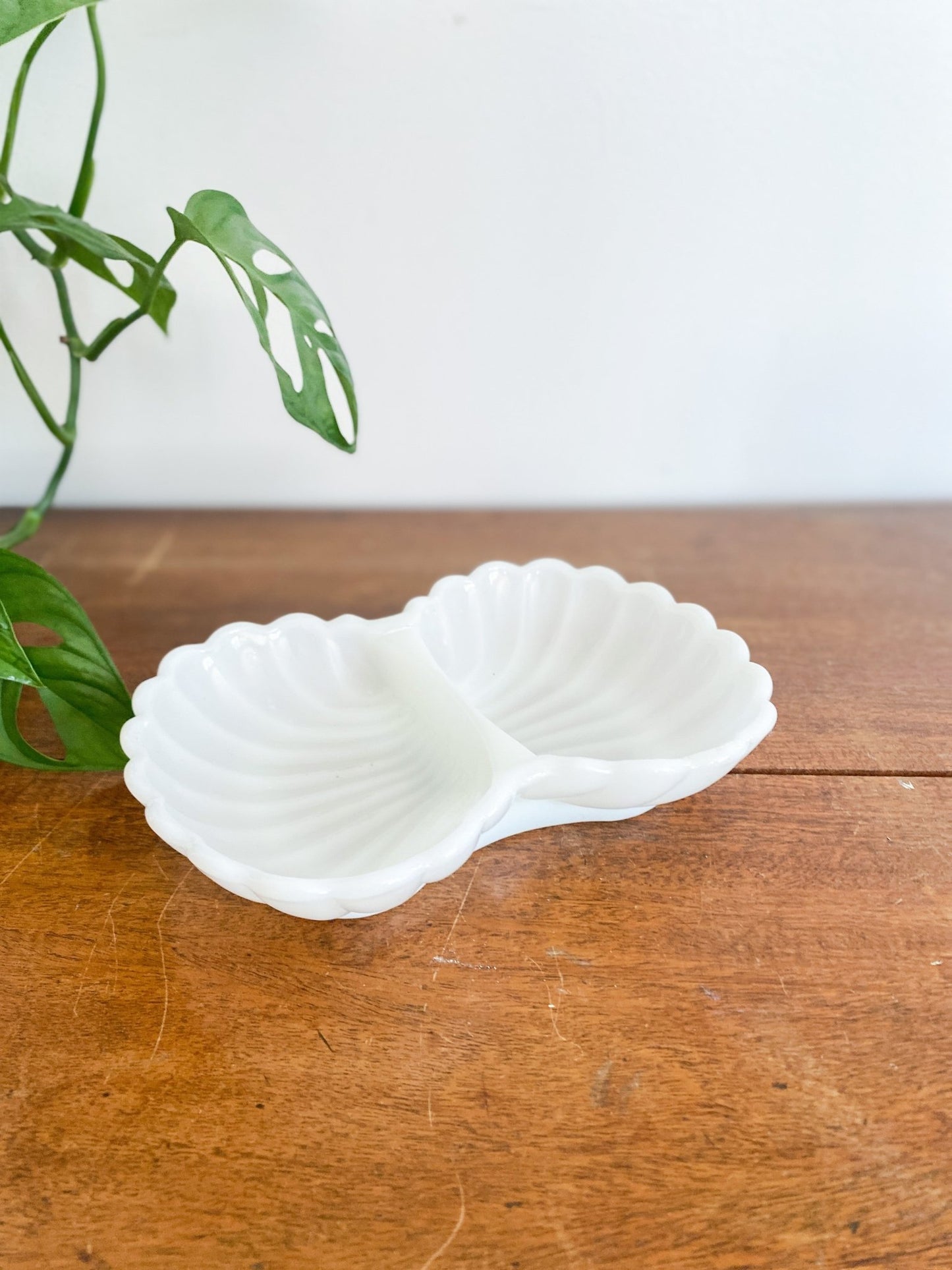 Vintage Avon Shell Milk Glass Dish - Perth Market