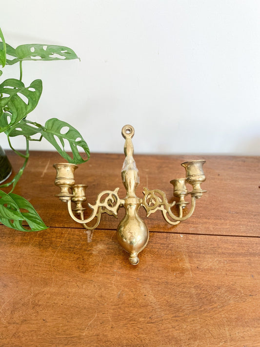Vintage Brass Wall Sconce - Perth Market