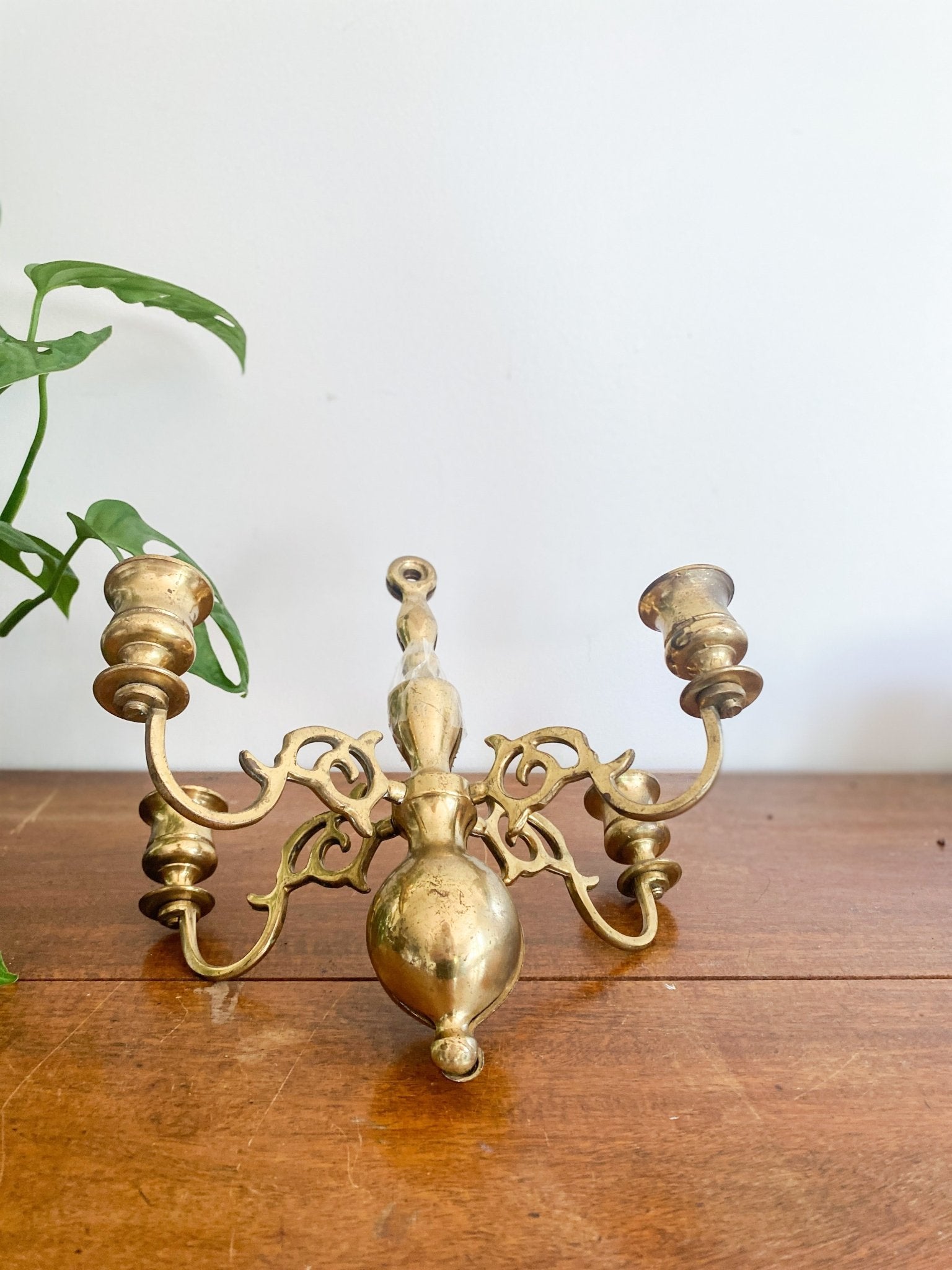 Vintage Brass Wall Sconce - Perth Market