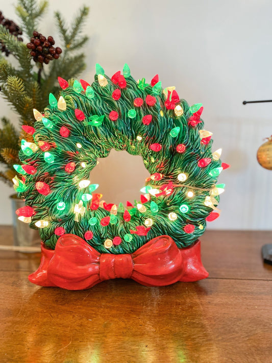 Vintage Ceramic Christmas Wreath - Perth Market