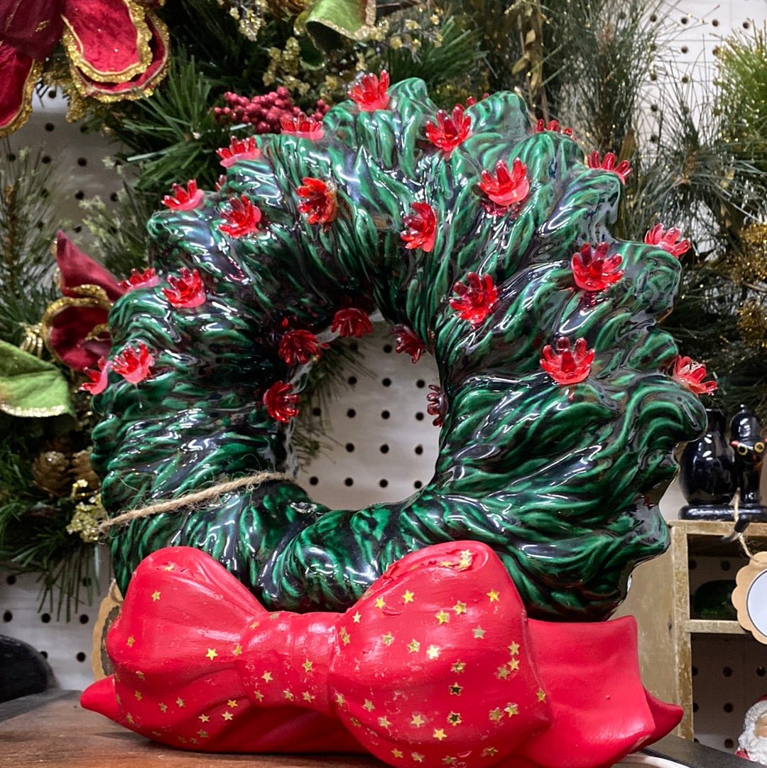 Vintage Ceramic Christmas Wreath - Perth Market