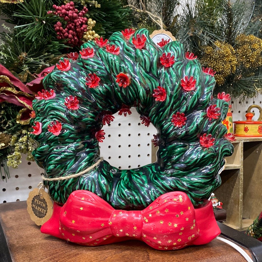 Vintage Ceramic Christmas Wreath - Perth Market