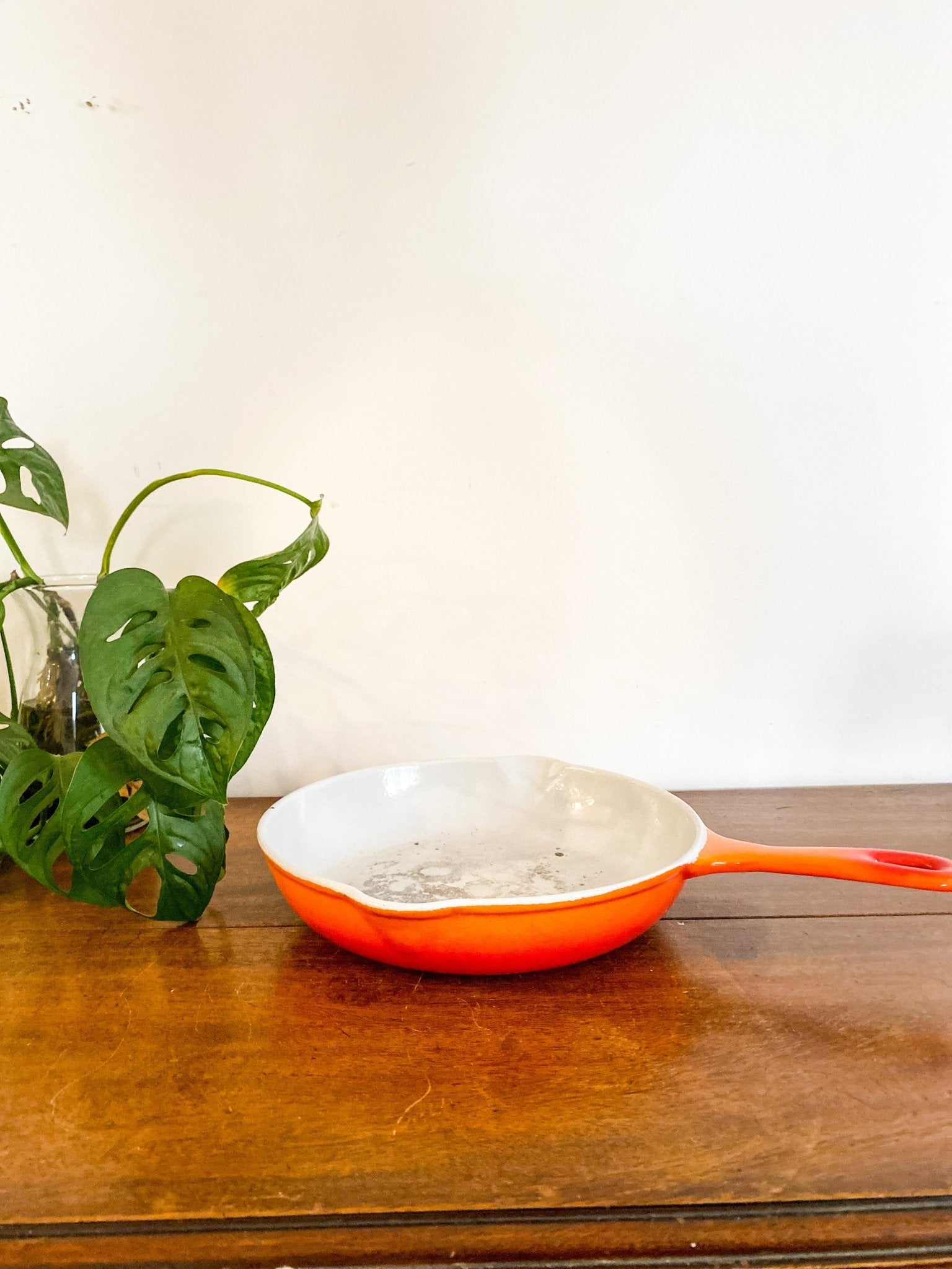 Vintage Enamel Cast Iron Sauce Pan - Perth Market