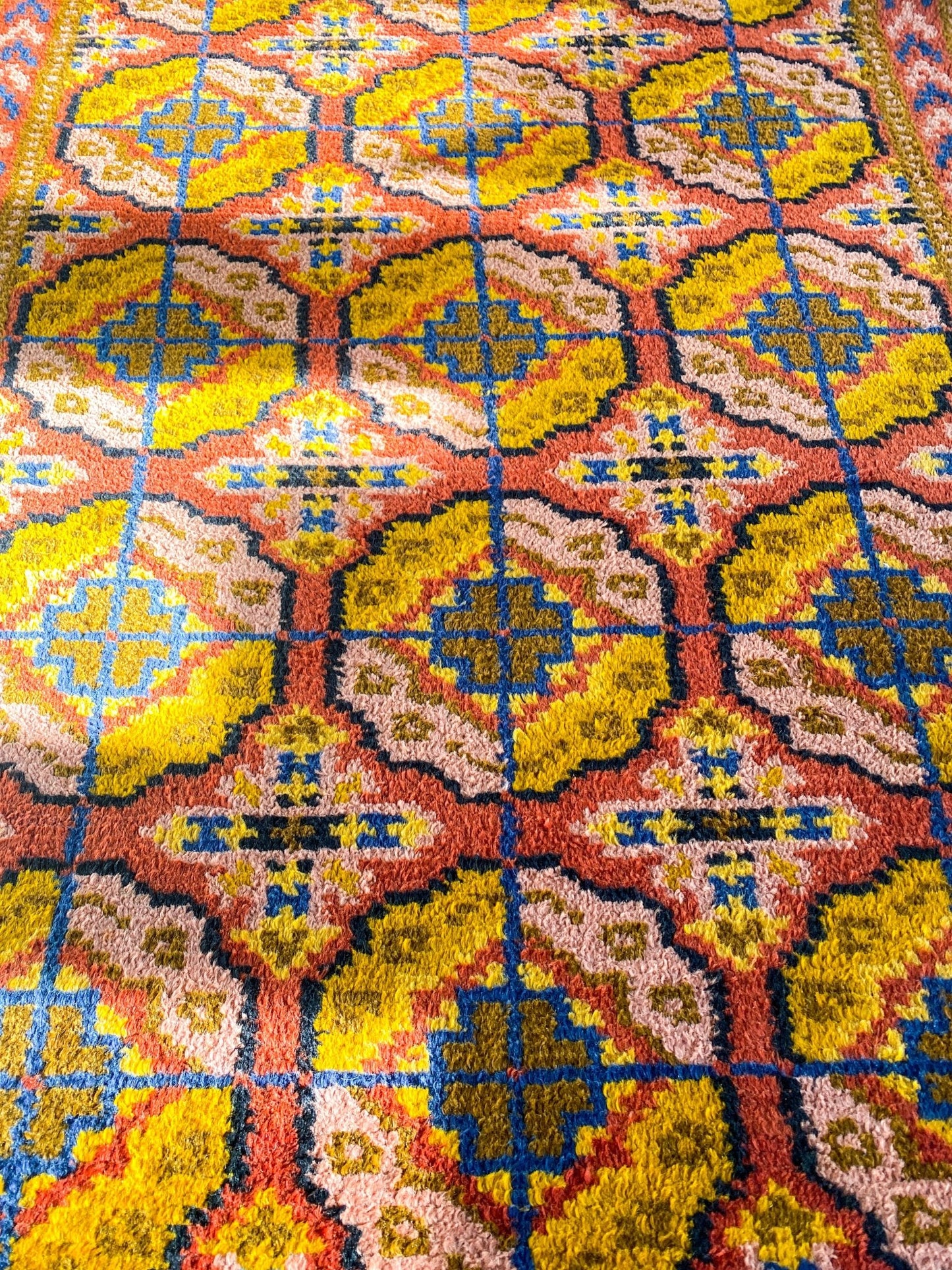 Vintage Geometric Wool Rug - Perth Market