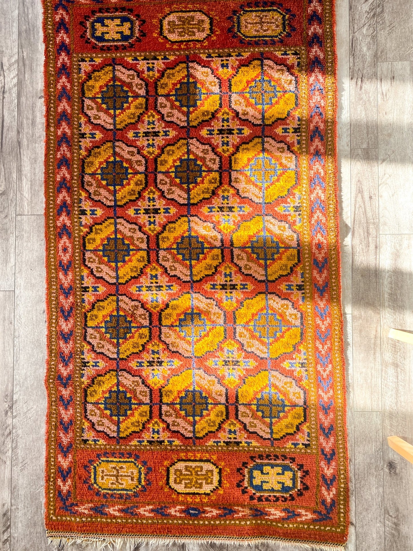 Vintage Geometric Wool Rug - Perth Market