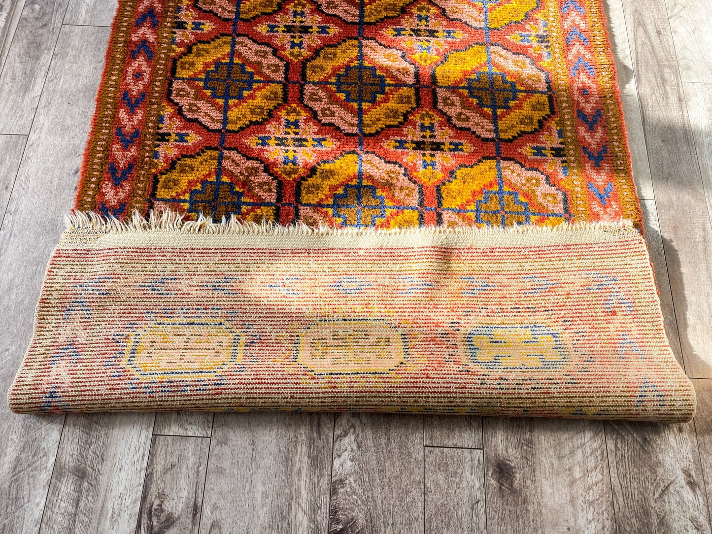 Vintage Geometric Wool Rug - Perth Market